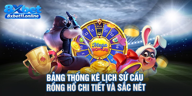 Bảng thống kê lịch sử cầu rồng hổ chi tiết và sắc nét
