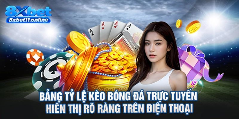 Bảng tỷ lệ kèo bóng đá trực tuyến hiển thị rõ ràng trên điện thoại